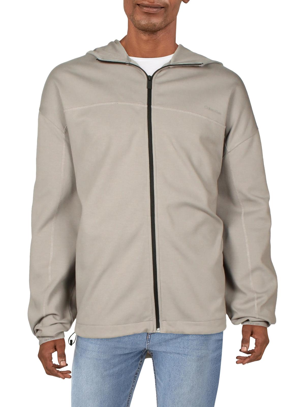 Shop Calvin Klein Mens Hood Stretch Anorak Jacket In Multi