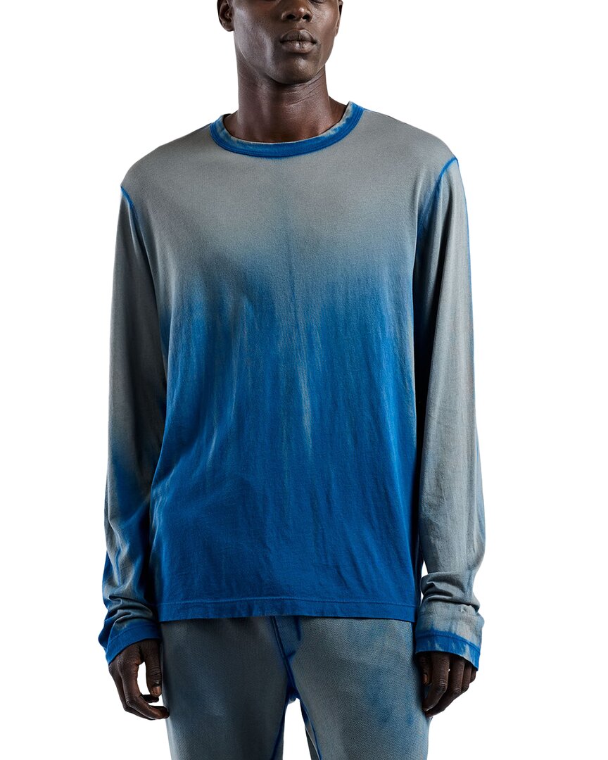 Shop Cotton Citizen Prince Long Sleeve Shirt In Blue