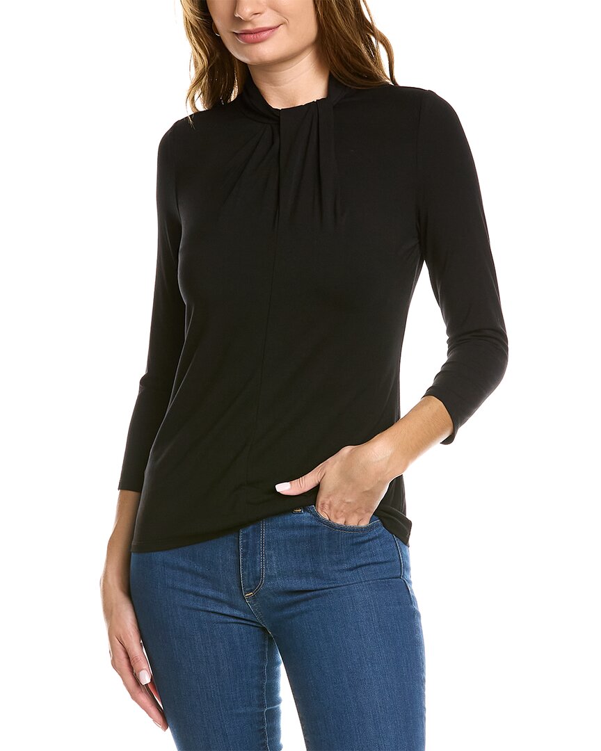 ELIE TAHARI Elie Tahari Twist Neck Top