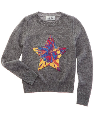 Autumn Cashmere Jacquard Star Wool Cashmere blend Sweater Shop