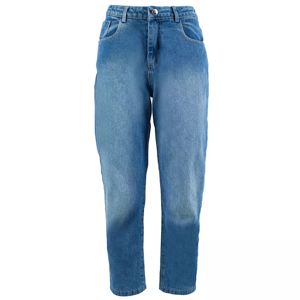 Shop Yes Zee Cotton Jeans & Women's Pant In Blue
