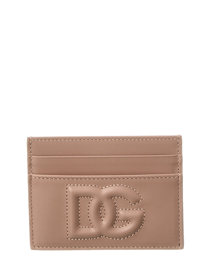 DOLCE & GABBANA Dolce & Gabbana DG Logo Leather Card Holder