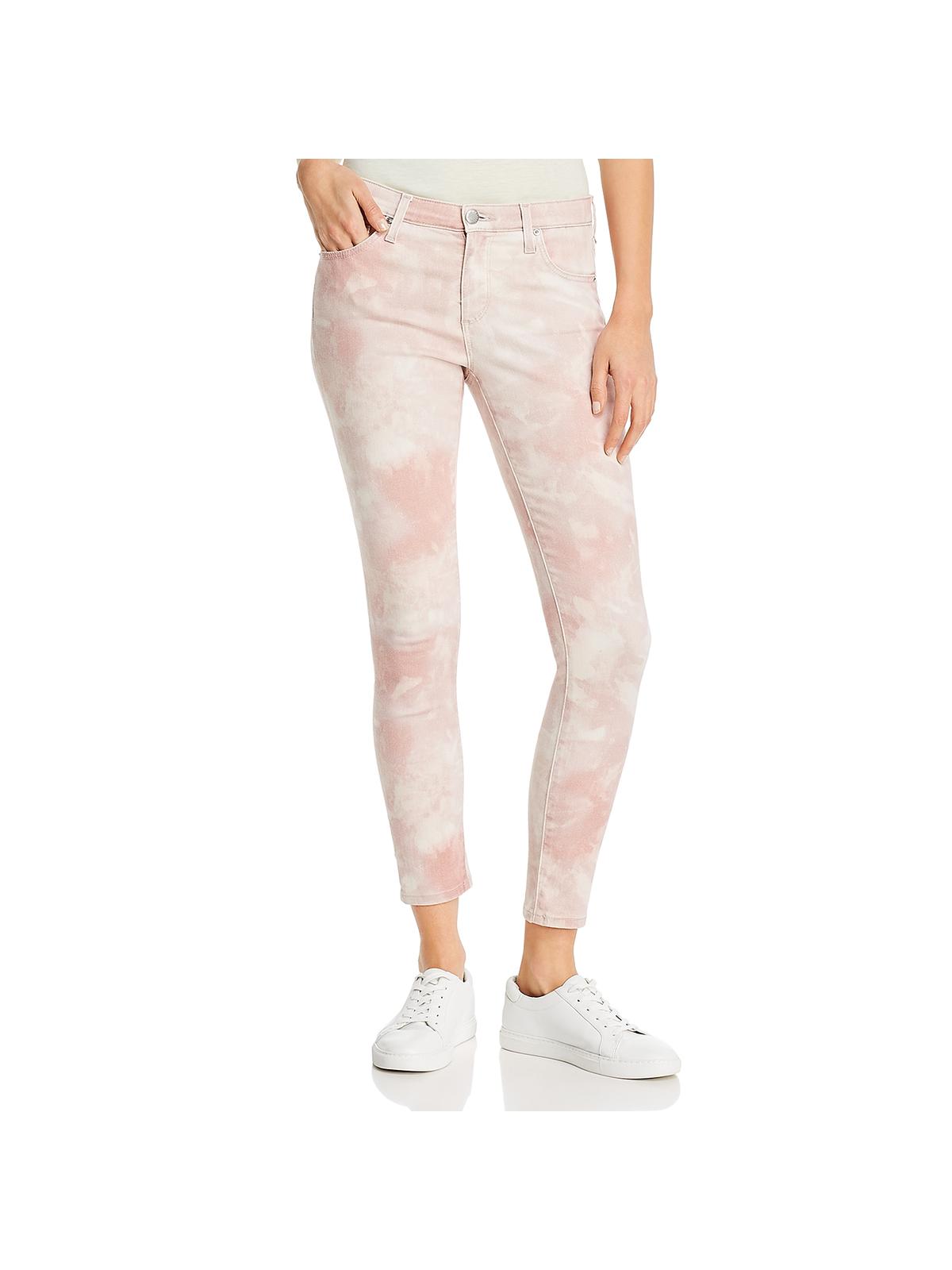 Adriano Goldschmied Womens Faded Legging Skinny Jeans In Pink