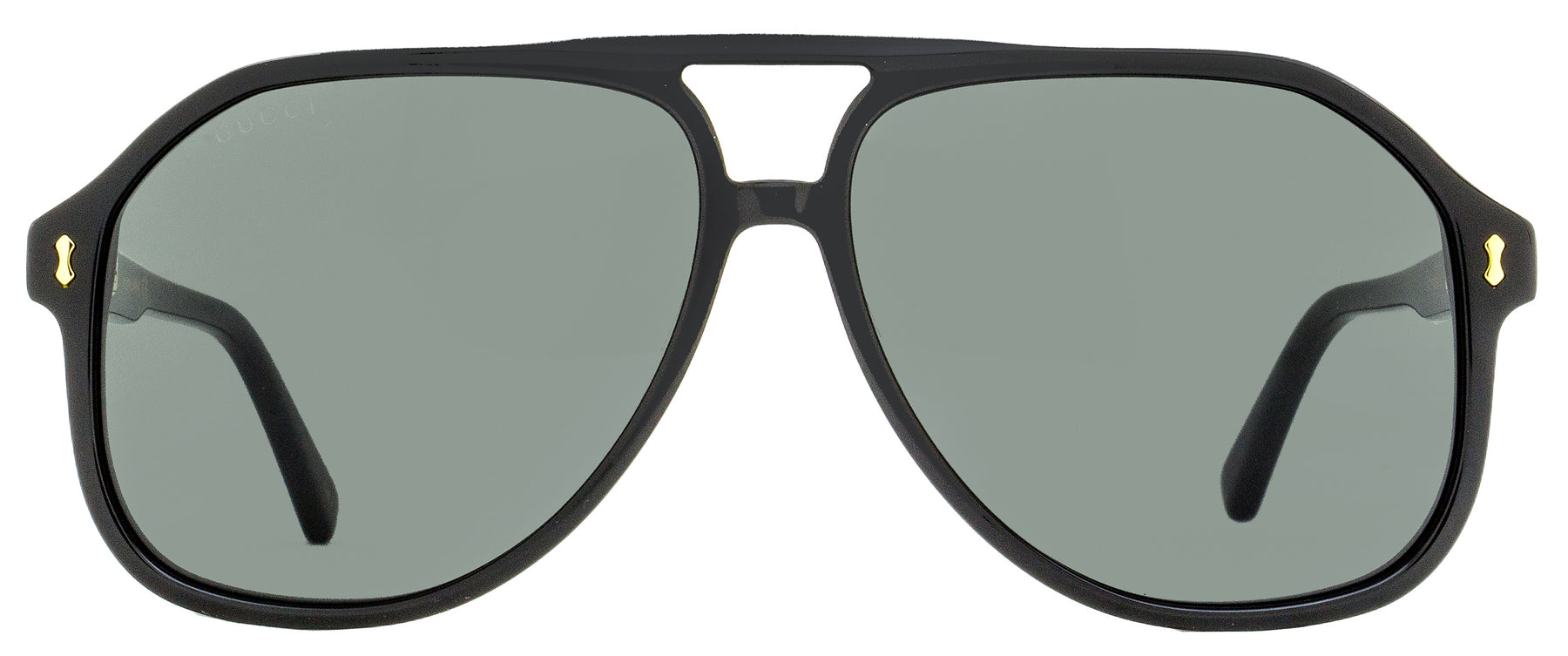Gucci Men's Pilot Sunglasses Gg1042s 001 Black 60mm | Shop Premium Outlets