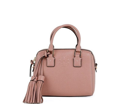 Michael Kors Cora Mini Tea Rose Pebbled Leather Zip Pouchette Crossbod