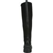 Dinah Womens Knee-High Tall Combat & Lace-up Boots