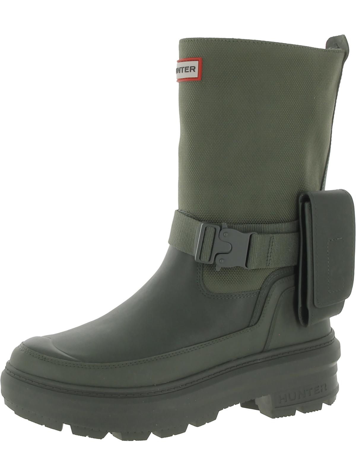Shop Hunter Womens Laceless Pull-on Mid-calf Boots In Green