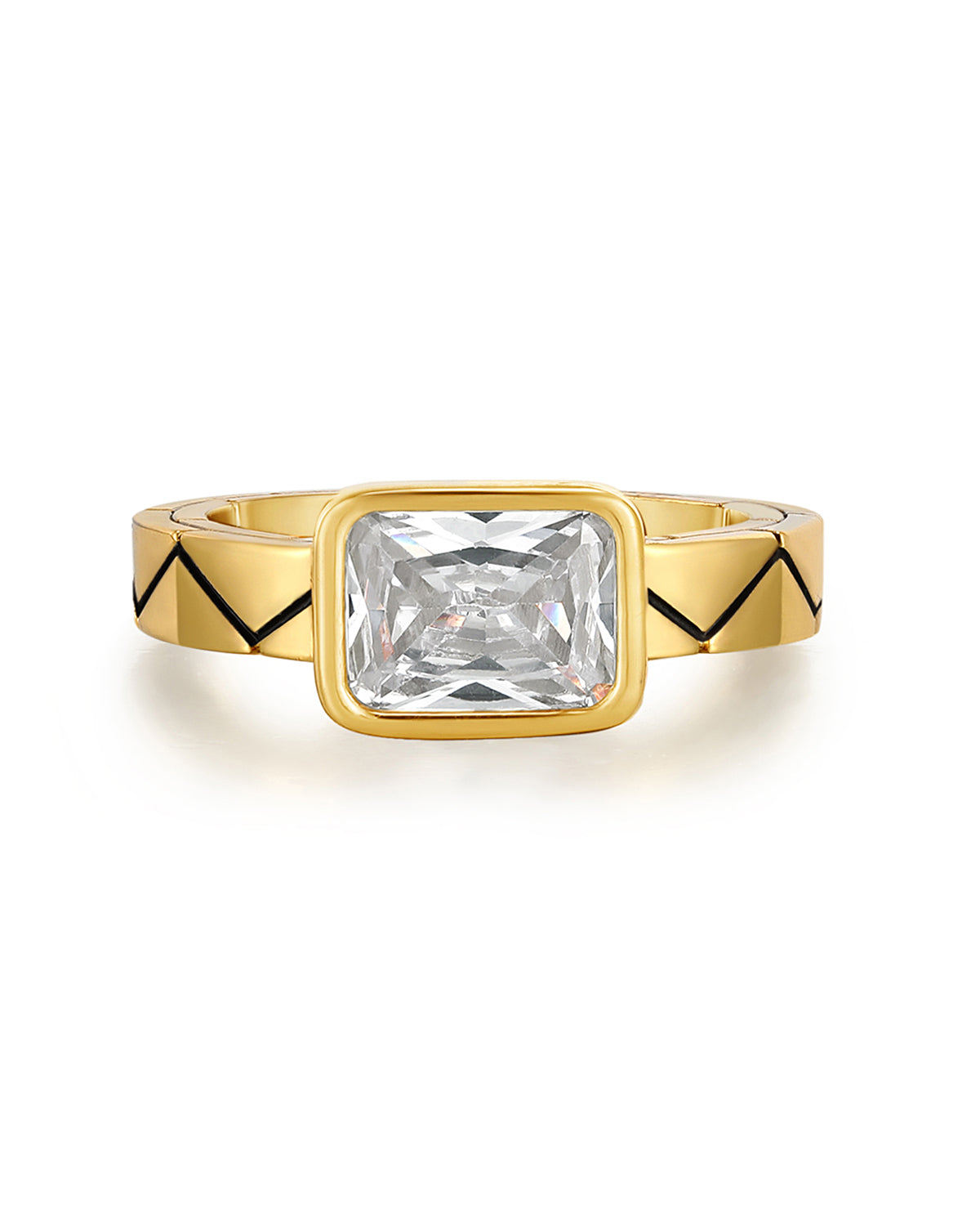 Luv Aj The Camille Ring- Gold