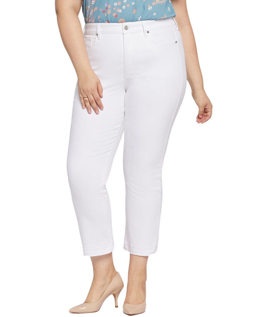 Shop Nydj Marilyn Optic White Straight Leg Jean