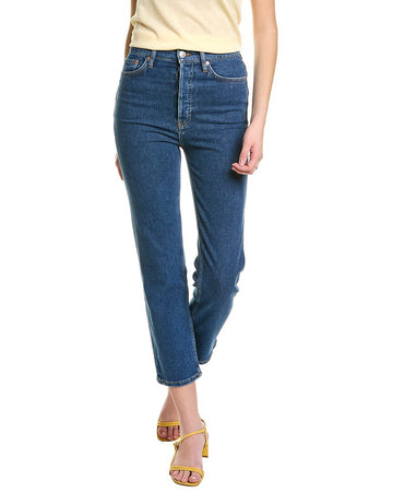RE/DONE 70s western rinse ultra high-rise stovepipe jean