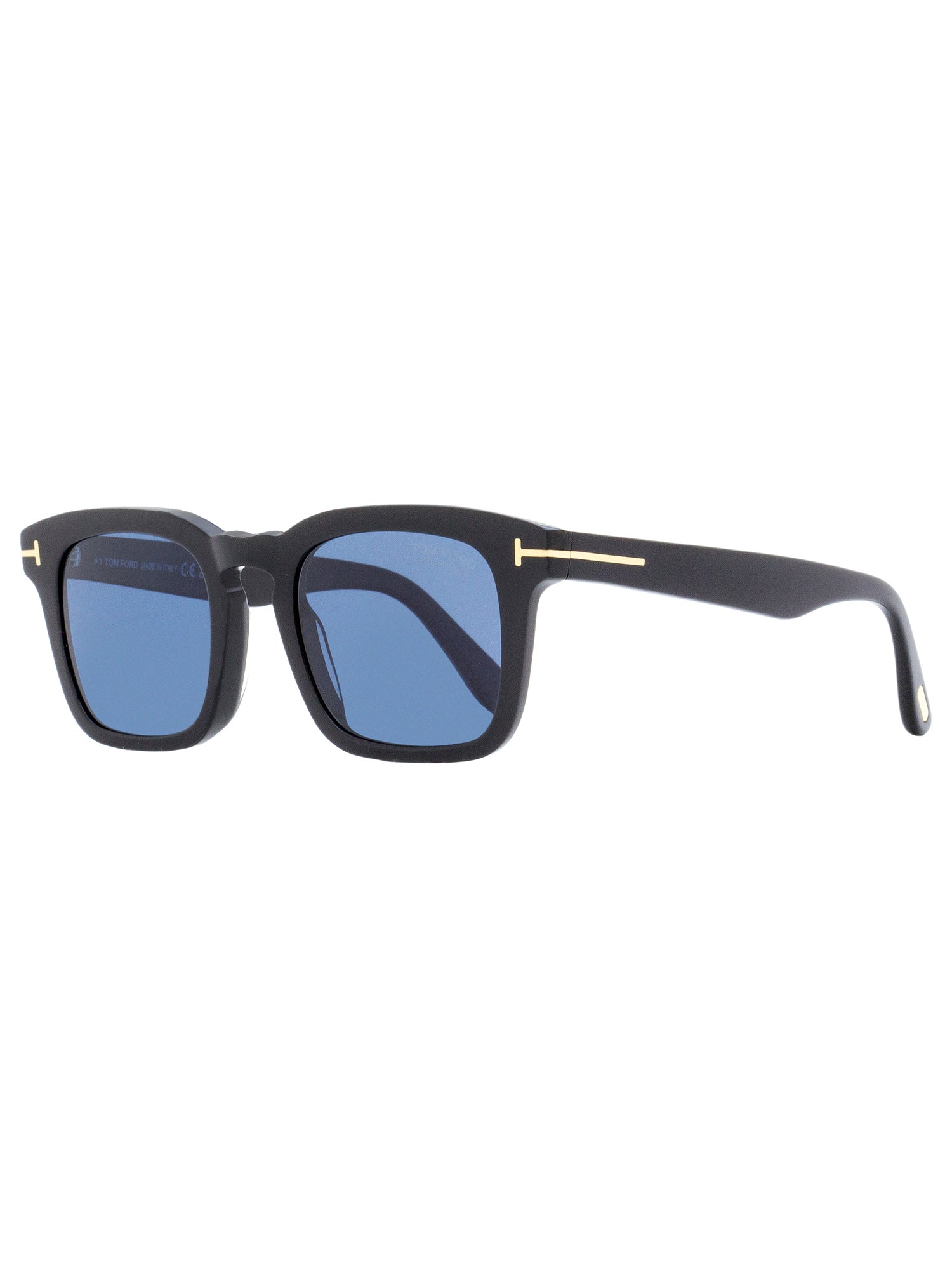 Shop Tom Ford Men's Square Sunglasses Tf751 Dax 01v Black 50mm In Blue