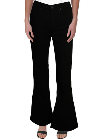 [BLANKNYC] the waverly womens high waist coated flare jeans