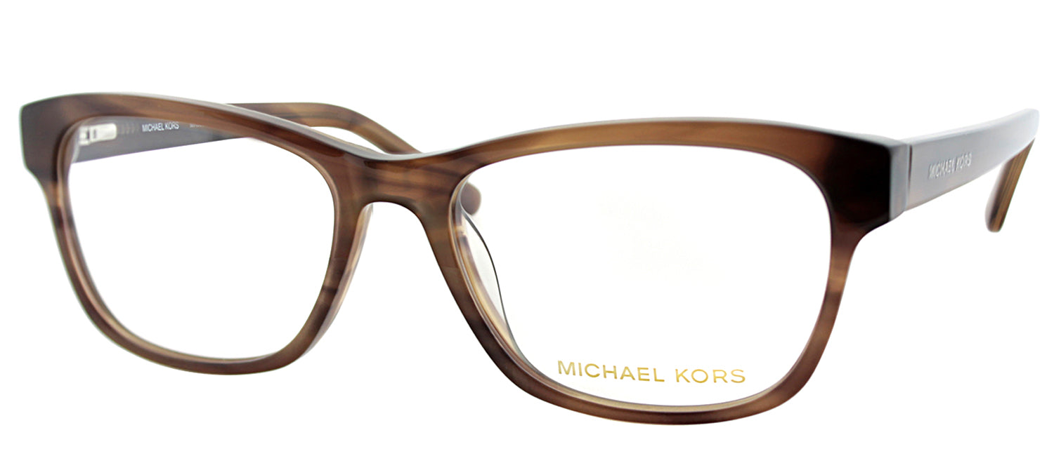 Shop Michael Kors Mk829m 226 Unisex Rectangle Eyeglasses 53mm In White