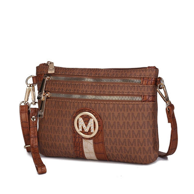 MKF Collection Fula Signature Satchel Handbag by Mia K. 