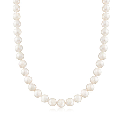 Ross-Simons 11-12mm Cultured Pearl Necklace With 14kt Yellow