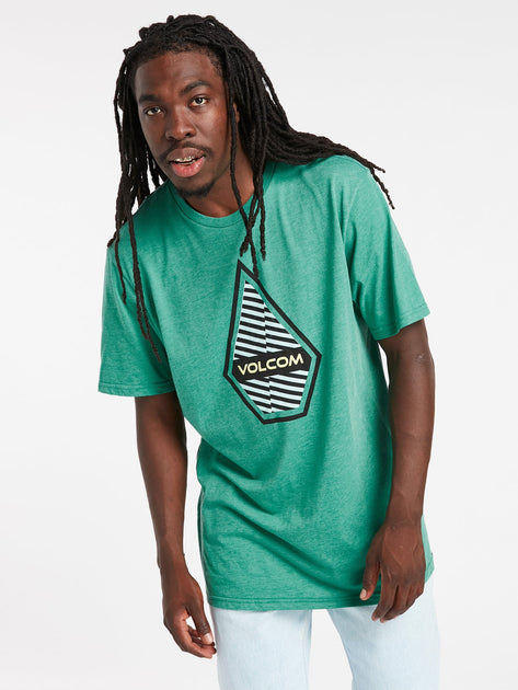 Volcom Interference Short Sleeve Tee - Kelly Heather | Shop Premium Outlets