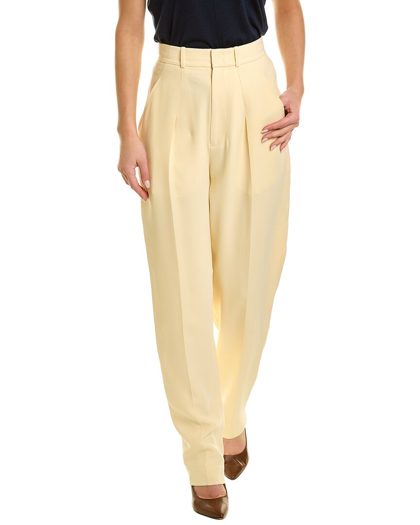 Pleated Silk Pant