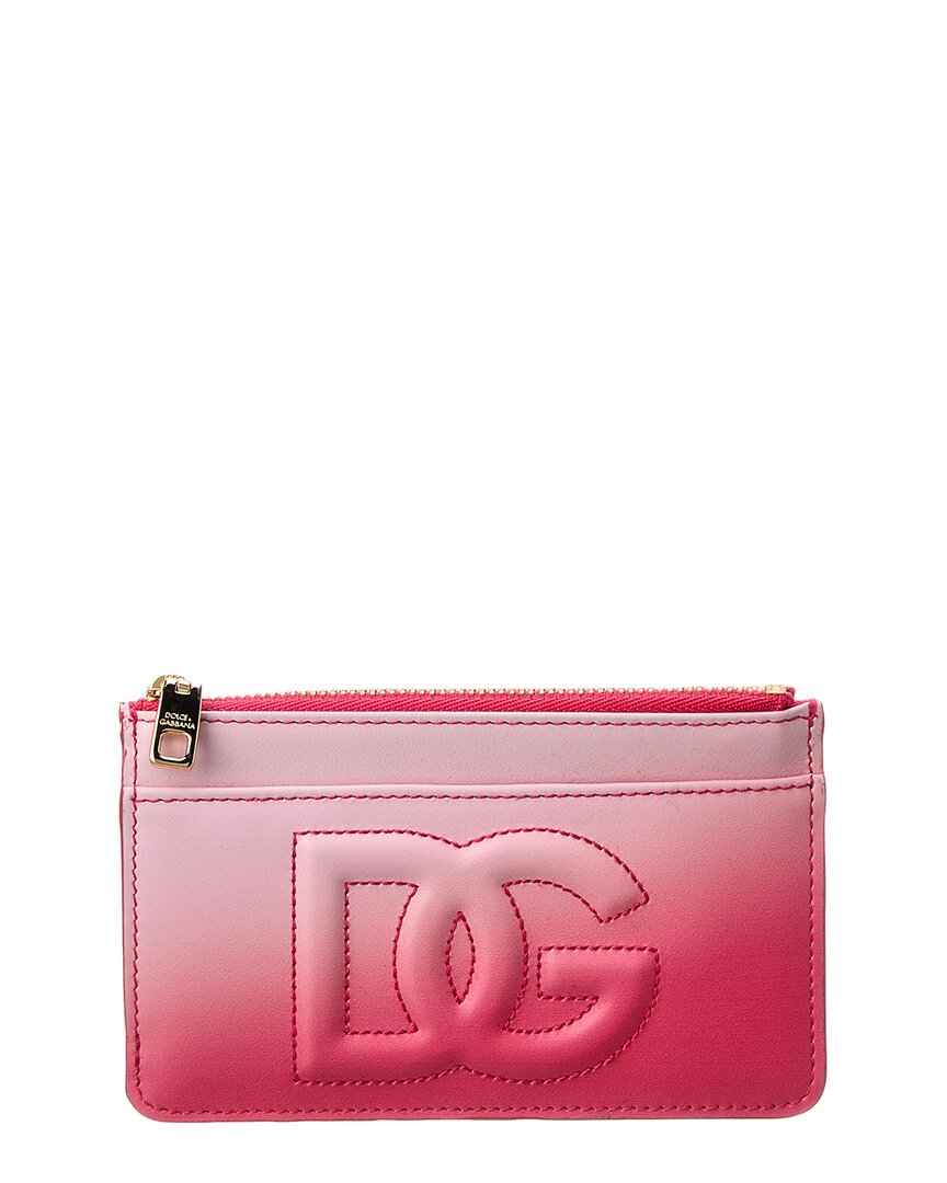 DOLCE & GABBANA Dolce & Gabbana Logo Medium Leather Coin Purse