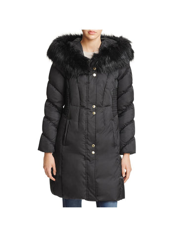 Via Spiga womens winter faux fur parka coat