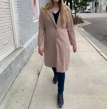 Papillon anne marie coat in beige