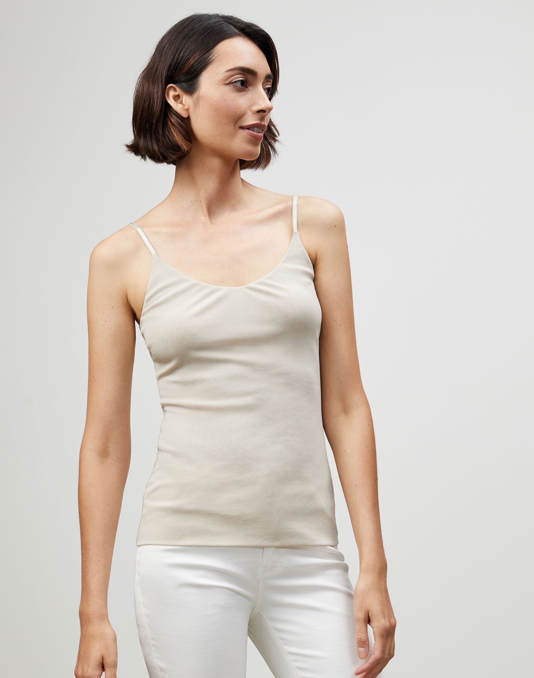 LAFAYETTE 148 Mesh Jersey Camisole