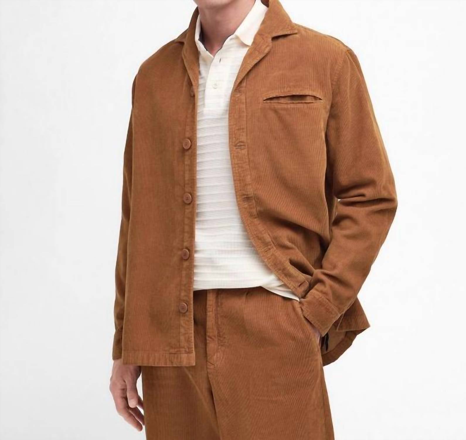 BARBOUR Casswell Shirt In Cinnamon