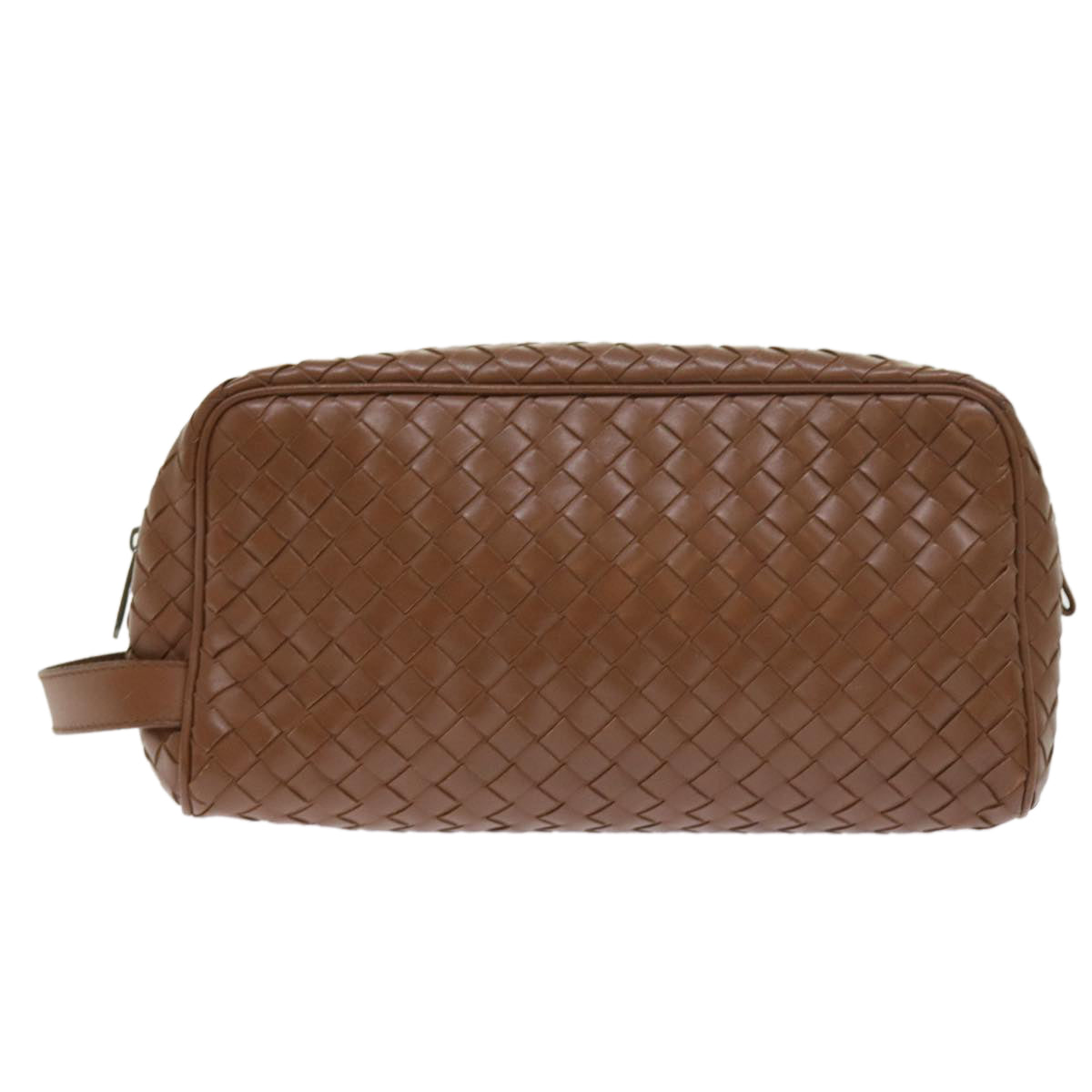 image of Bottega Veneta Intrecciato  Leather Clutch Bag (Pre-Owned)