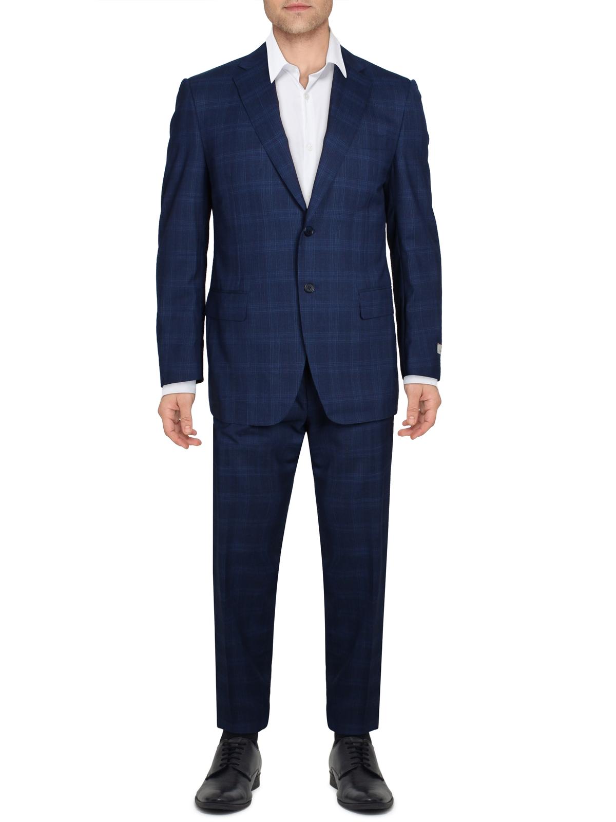 CANALI Mens Wool 2PC Two-Button Suit