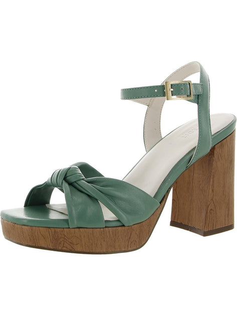 Naturalizer Jennice Womens Leather Slingback Platform Sandals | Shop ...