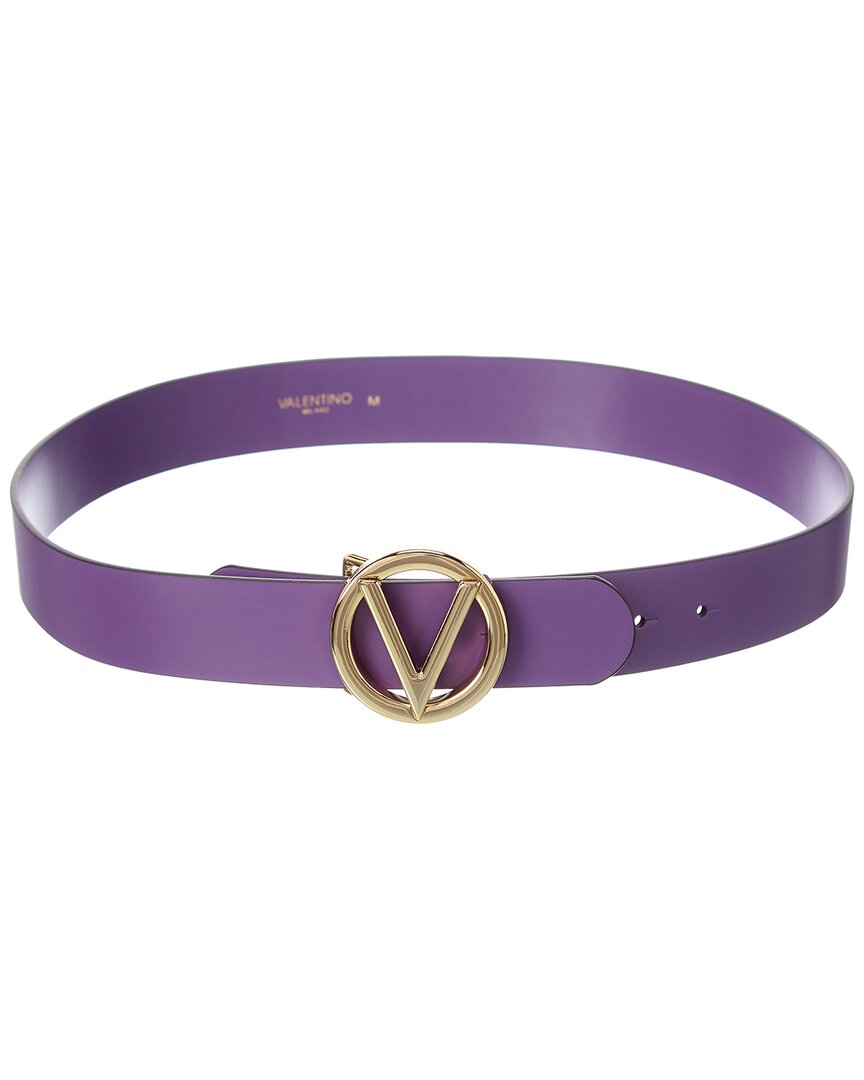 VALENTINO BY MARIO VALENTINO Valentino by Mario Valentino Bessy Gold Leather Belt