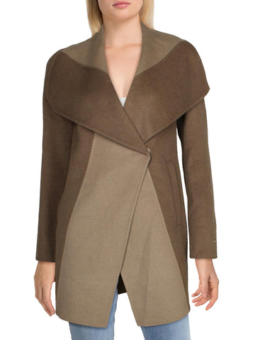 Tahari nikki womens wool blend wrap coat wool coat