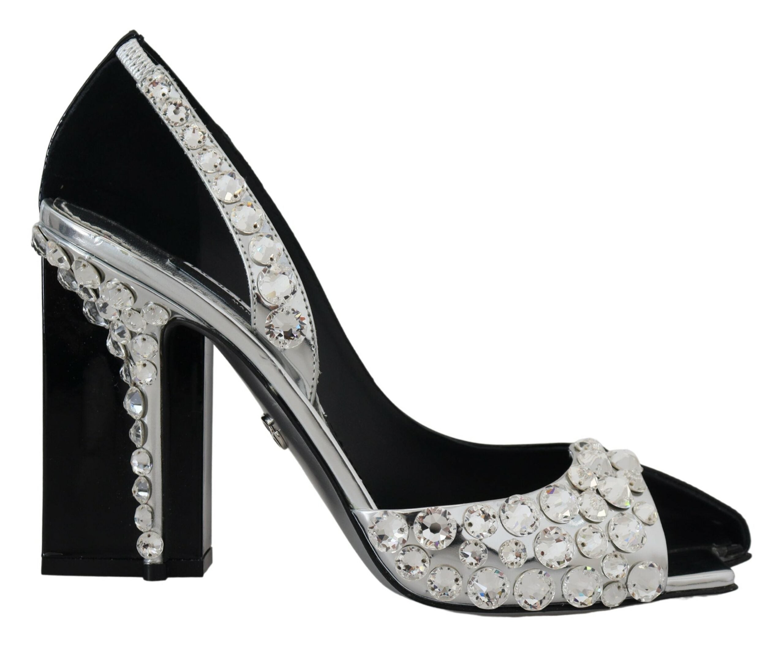 DOLCE & GABBANA Dolce & Gabbana   Crystal Double Design High Heels Women's Shoes