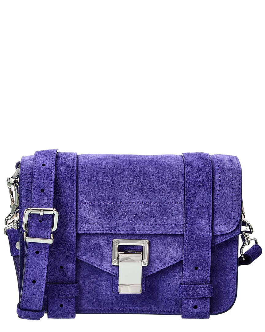 Proenza Schouler Lilac Lux Leather Ps1 Mini Crossbody at FORZIERI
