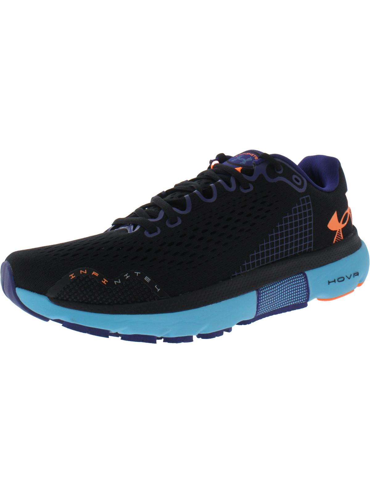 Shop Under Armour Hovr Infinite 4 Mens Fitness Workout Running Shoes In Black