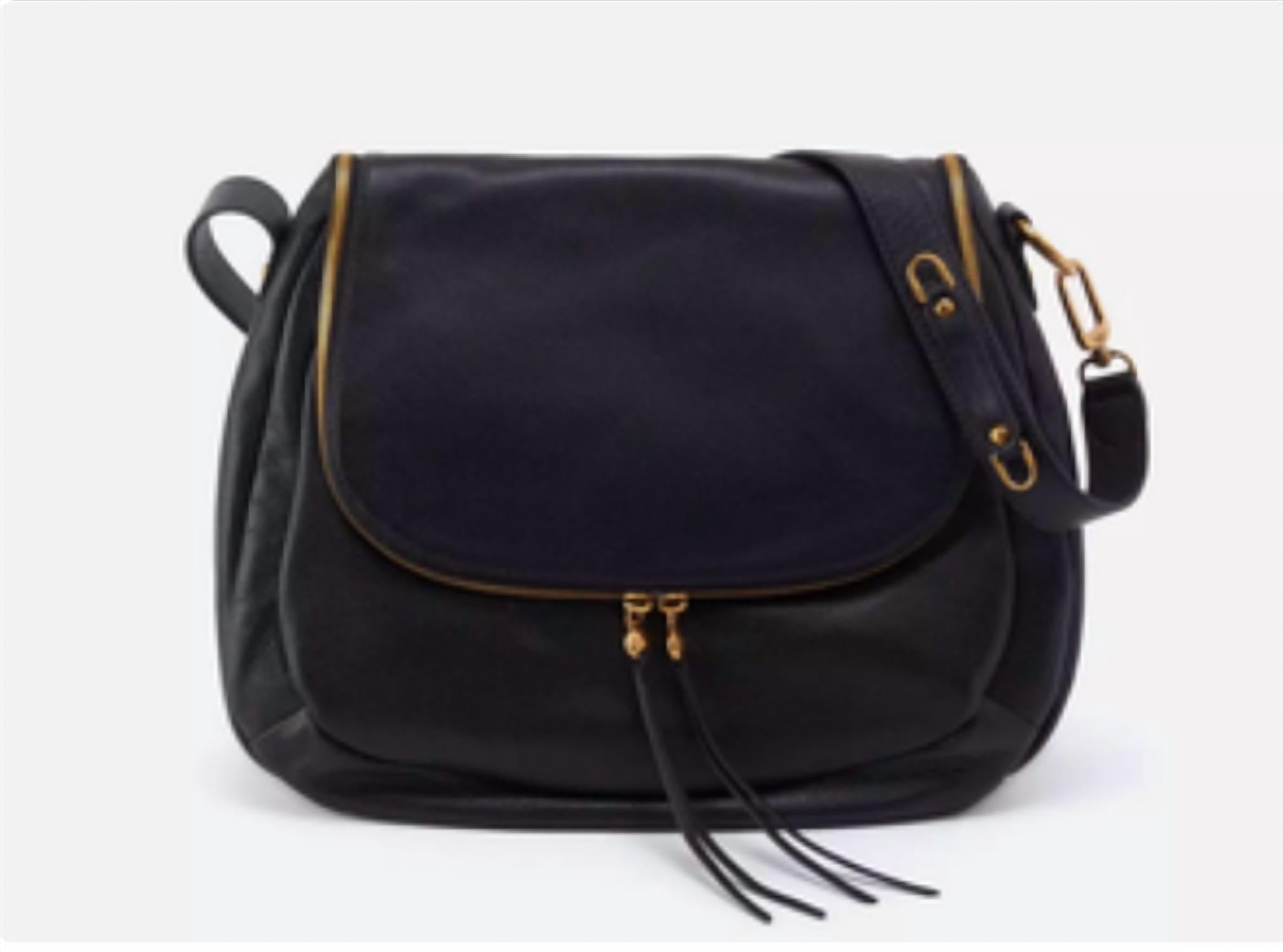 HOBO Fern Convertible Shoulder Bag in Black