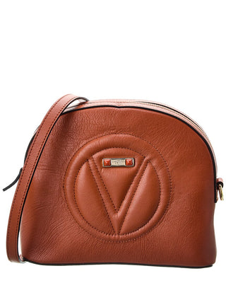 New With Tags Valentino by Mario Valentino Diana Leather Crossbody Bag:  Pumpkin