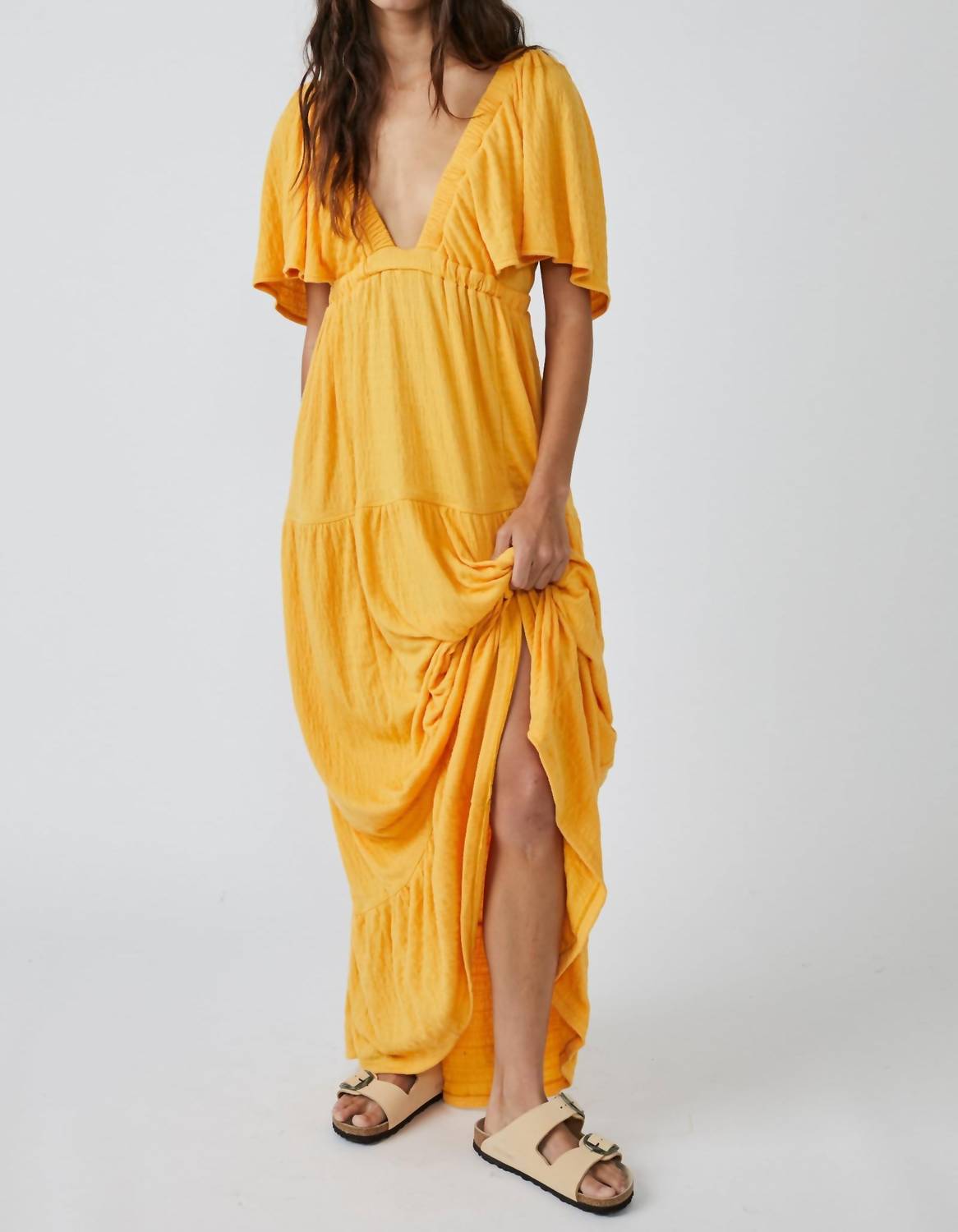 FREE PEOPLE La La Maxi Dress In Bird Of Paradise