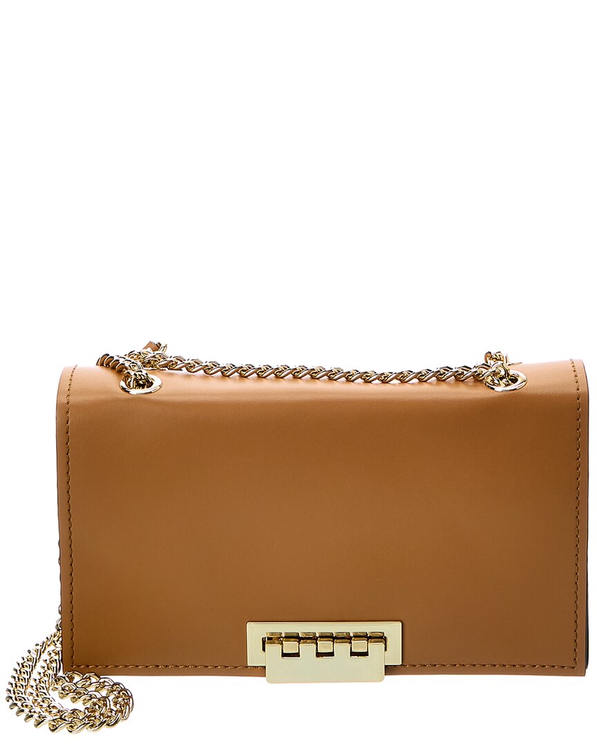 Zac Posen Earthette Leather Crossbody in Brown