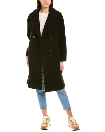 Cinzia Rocca Icons teddy wool-blend coat
