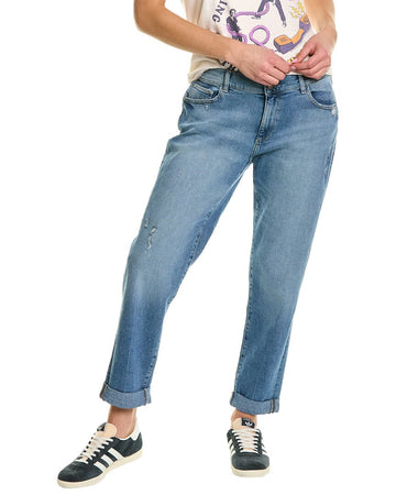 DL1961 riley light glacier boyfriend straight jean