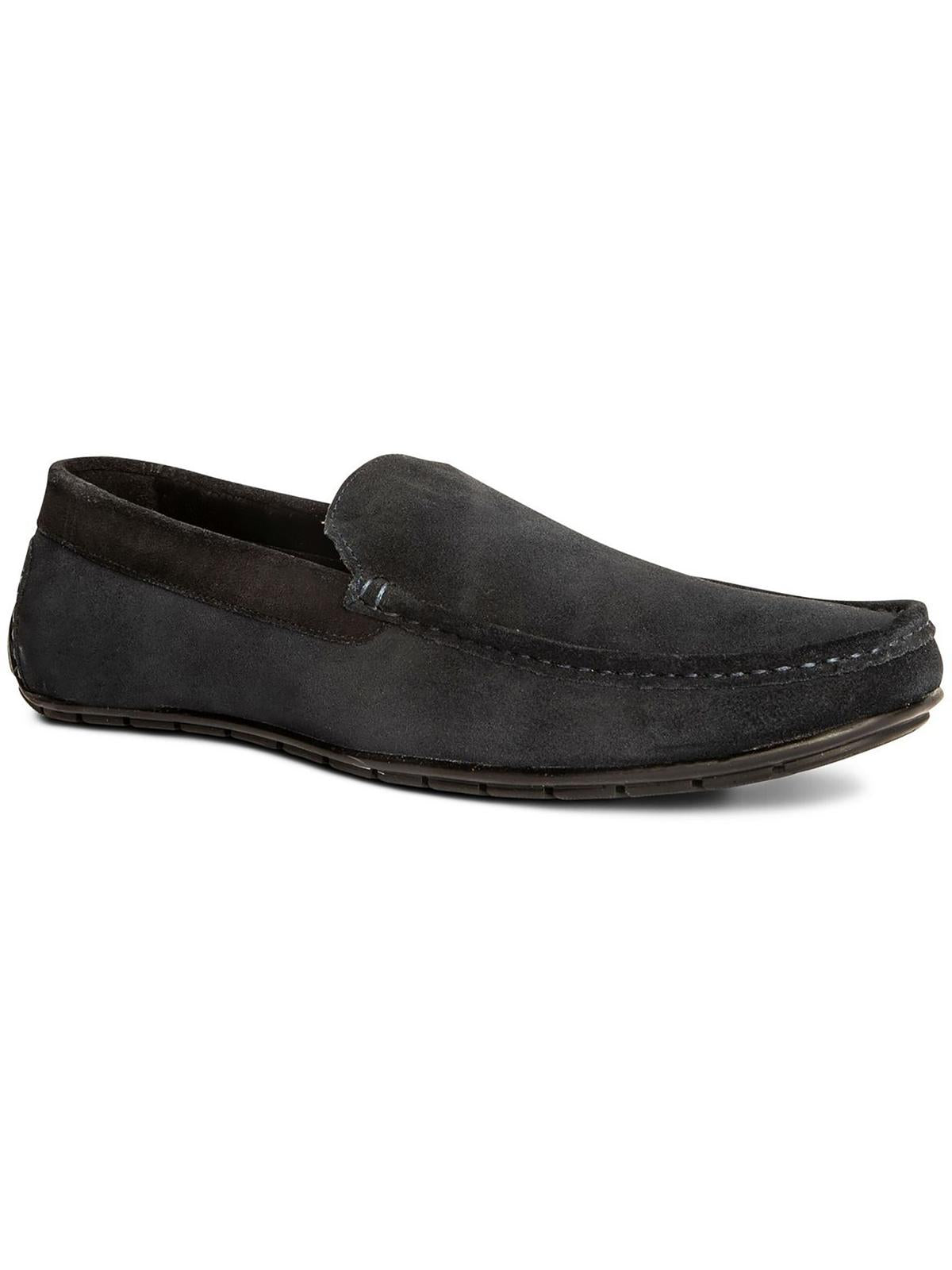 ANTHONY VEER Mens Leather Slip On Loafers