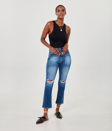 Lola Jeans kate-is high rise straight jeans