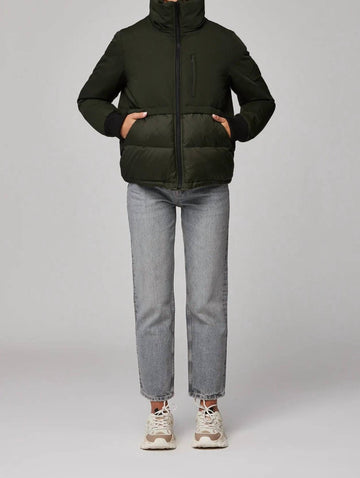 Soia&Kyo cindi bomber down coat in cedar