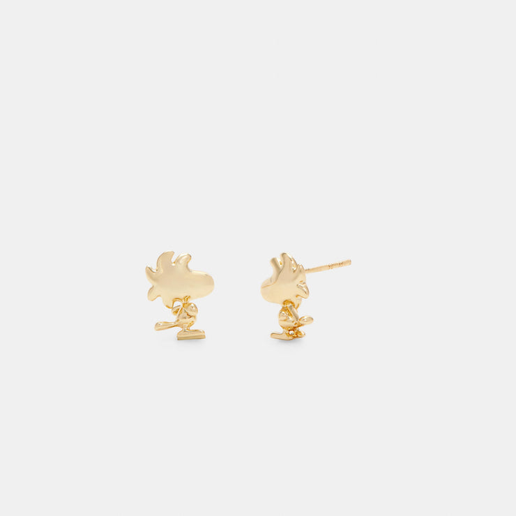 coach peanuts earrings