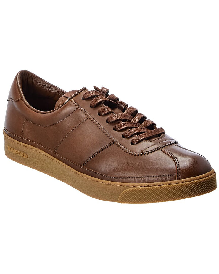 Tom Ford Bannister Leather Sneaker | Shop Premium Outlets