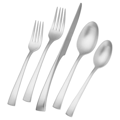 J.A. Henckels International Alcea 65-Piece Flatware Set, Silver