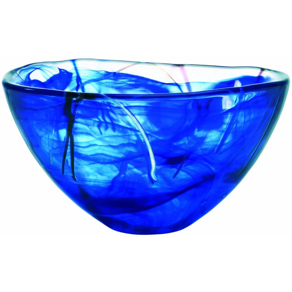 KOSTA BODA Kosta Boda Contrast Bowl (blue, medium)