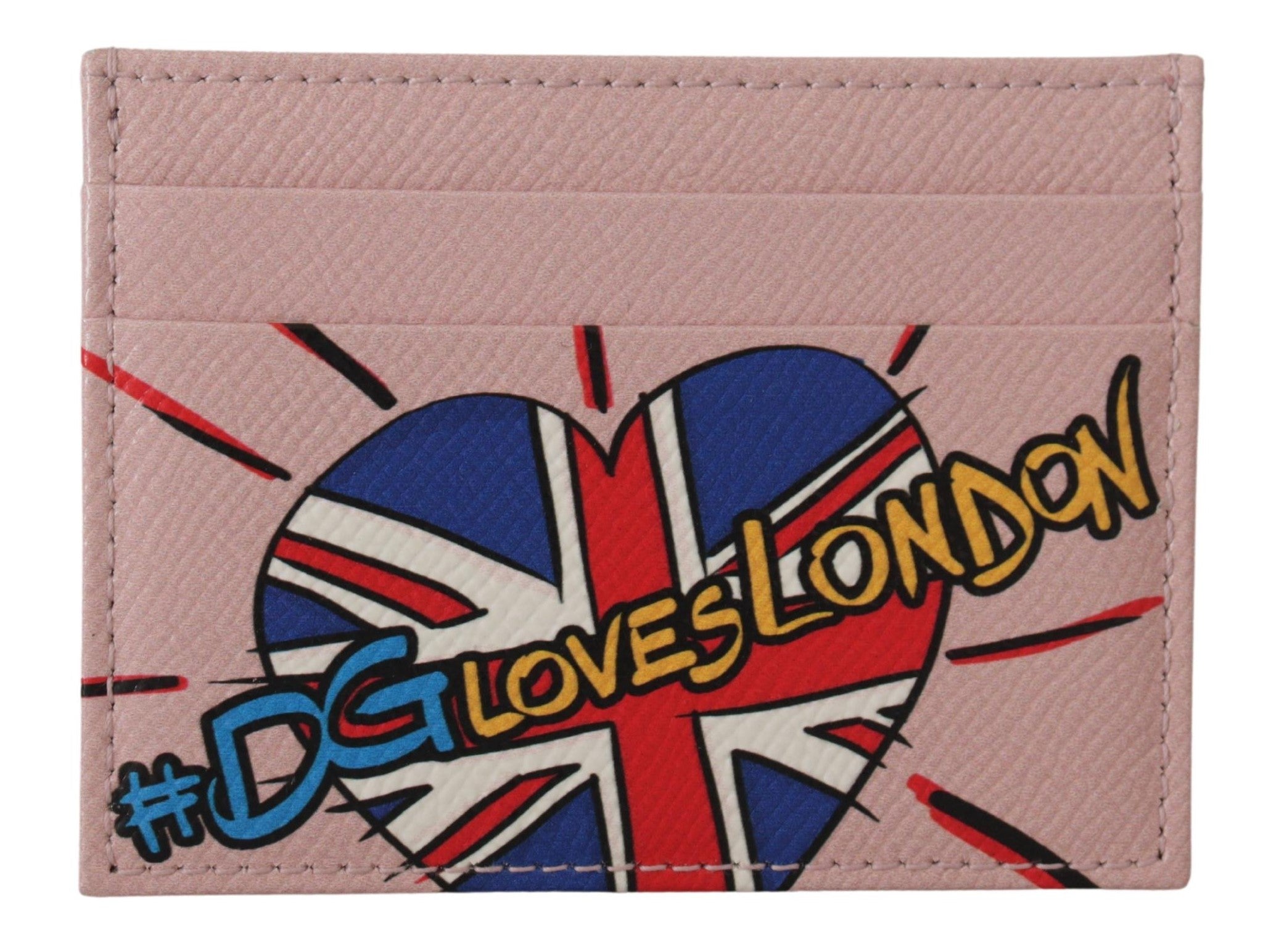 DOLCE & GABBANA Dolce & Gabbana Leather #DGLovesLondon Women Cardholder Case Women's Wallet