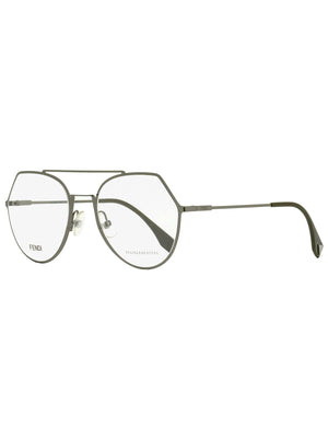 Fendi FF 0246 KB7 Waves Grey Striped Light Pink Plastic Cat-Eye Eyeglasses  48mm