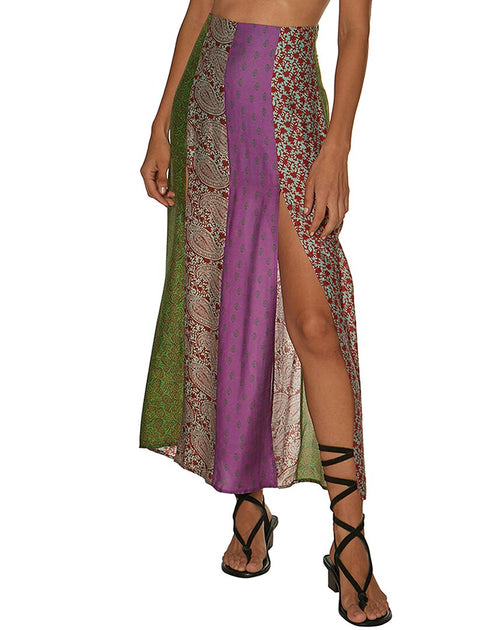 ViX Namaste Jess Silk-blend Skirt #N# | Shop Premium Outlets